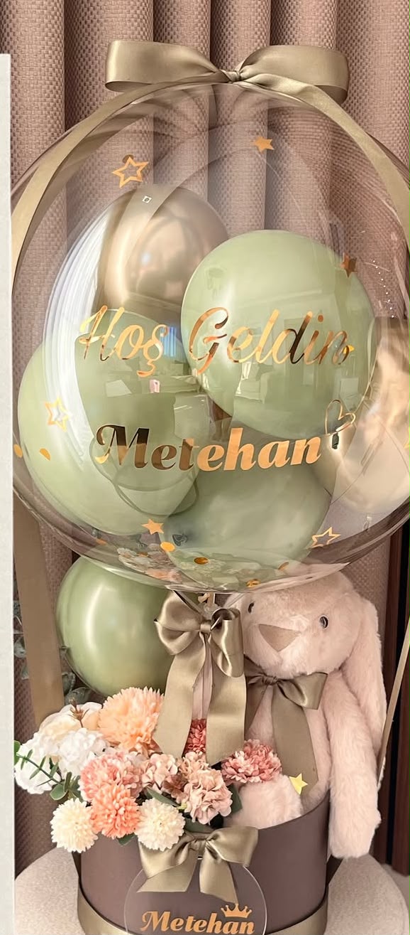 Transparent Bobo Balloon for Stuffed Balloon Hampers - 12 inch and 24 inch