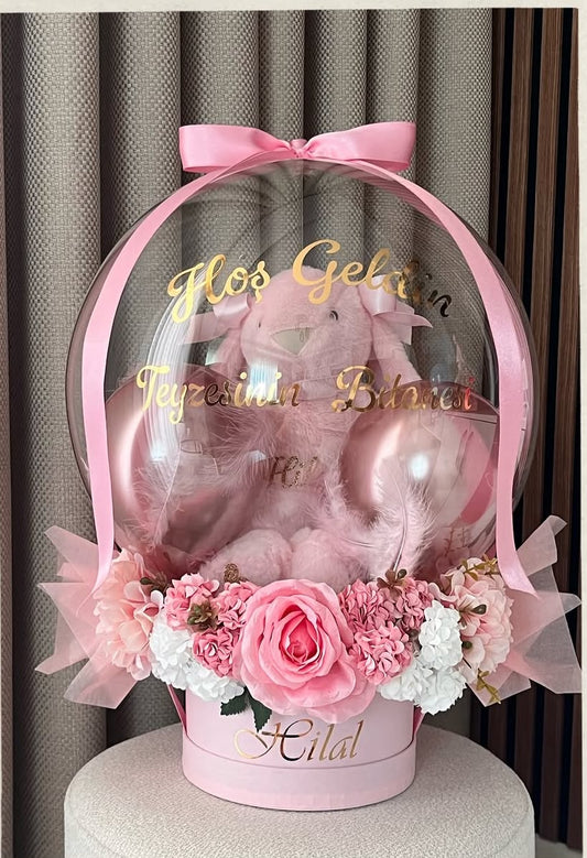 Transparent Bobo Balloon for Stuffed Balloon Hampers - 12 inch and 24 inch