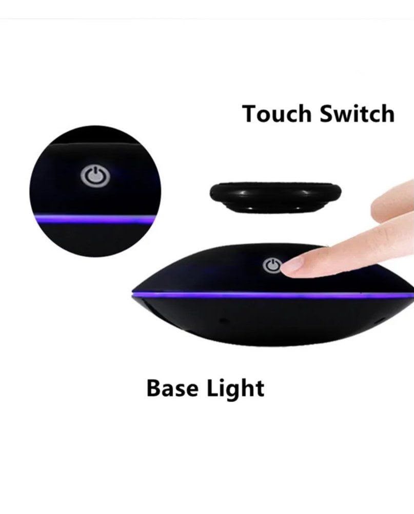 Magnetic Levitating Machine for Floating Cake Toppers - Touch Switch with LED Base Light