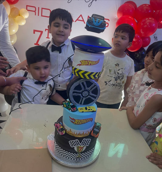 Magnetic Levitating Machine for Floating Cake Toppers - Touch Switch with LED Base Light