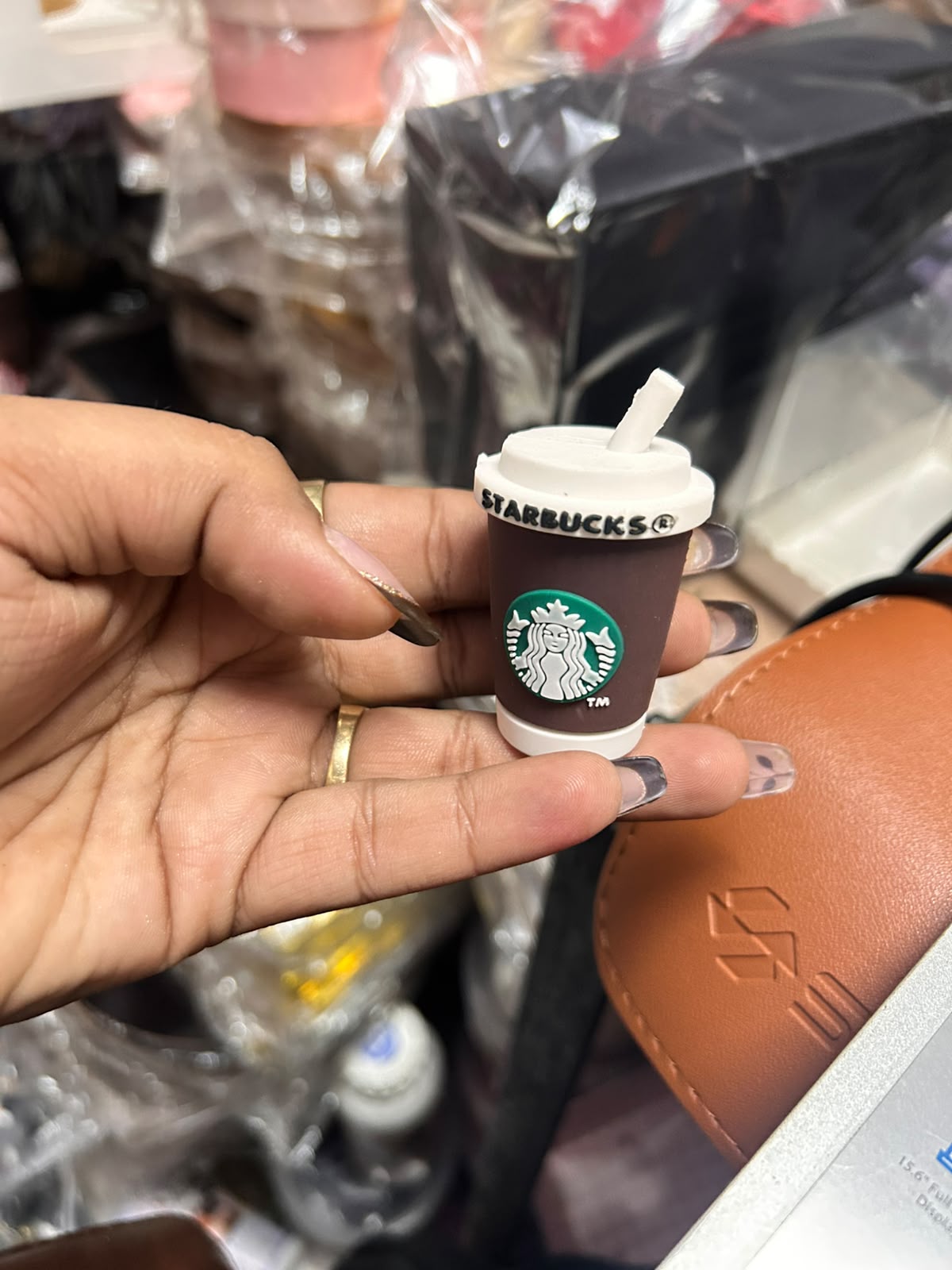 Starbucks Coffee Cup Cake Topper Toy - 2.4 inch