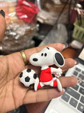 Snoopy Football Puppy Cake Topper Toy - 2.5 inch