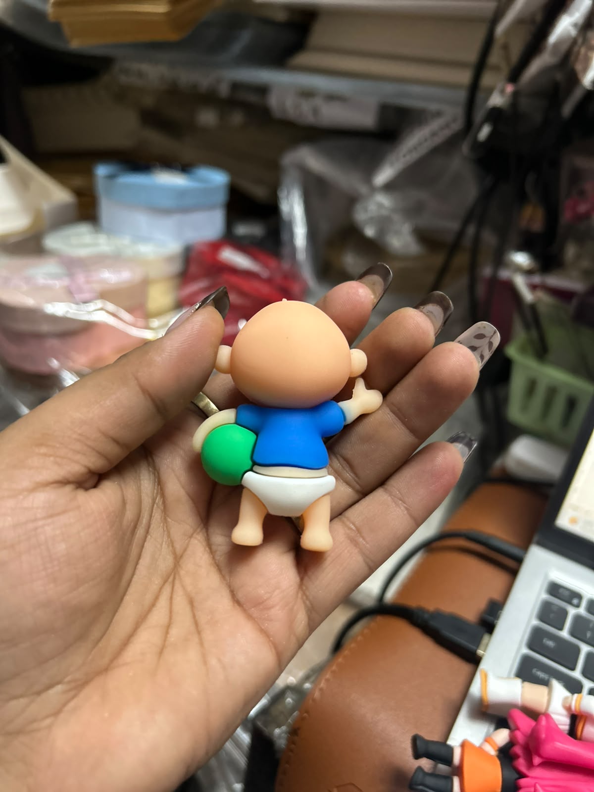 Cute Baby Cake Topper Toy - 2.5 inch