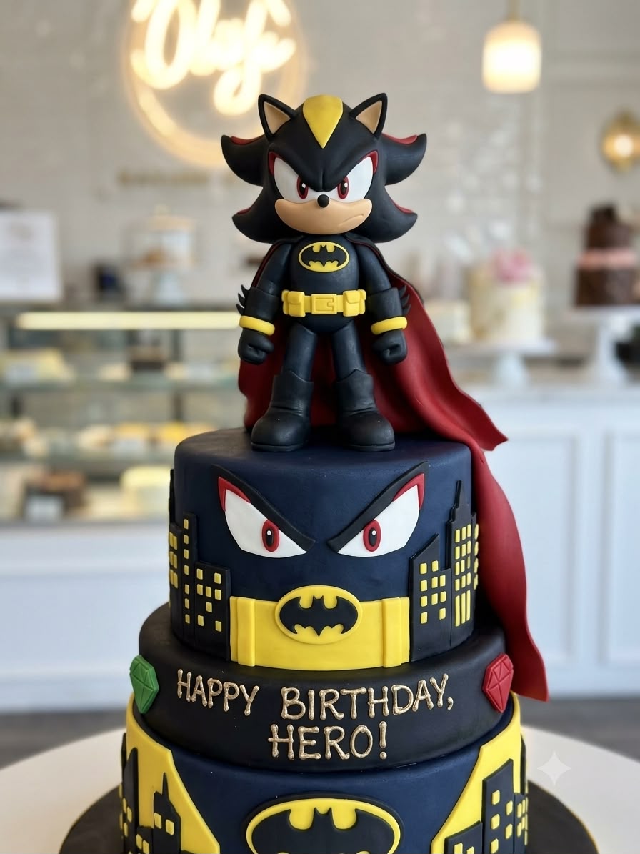 Hedgehog Superhero Cake Topper Toys - Set of 2 (3 inch)