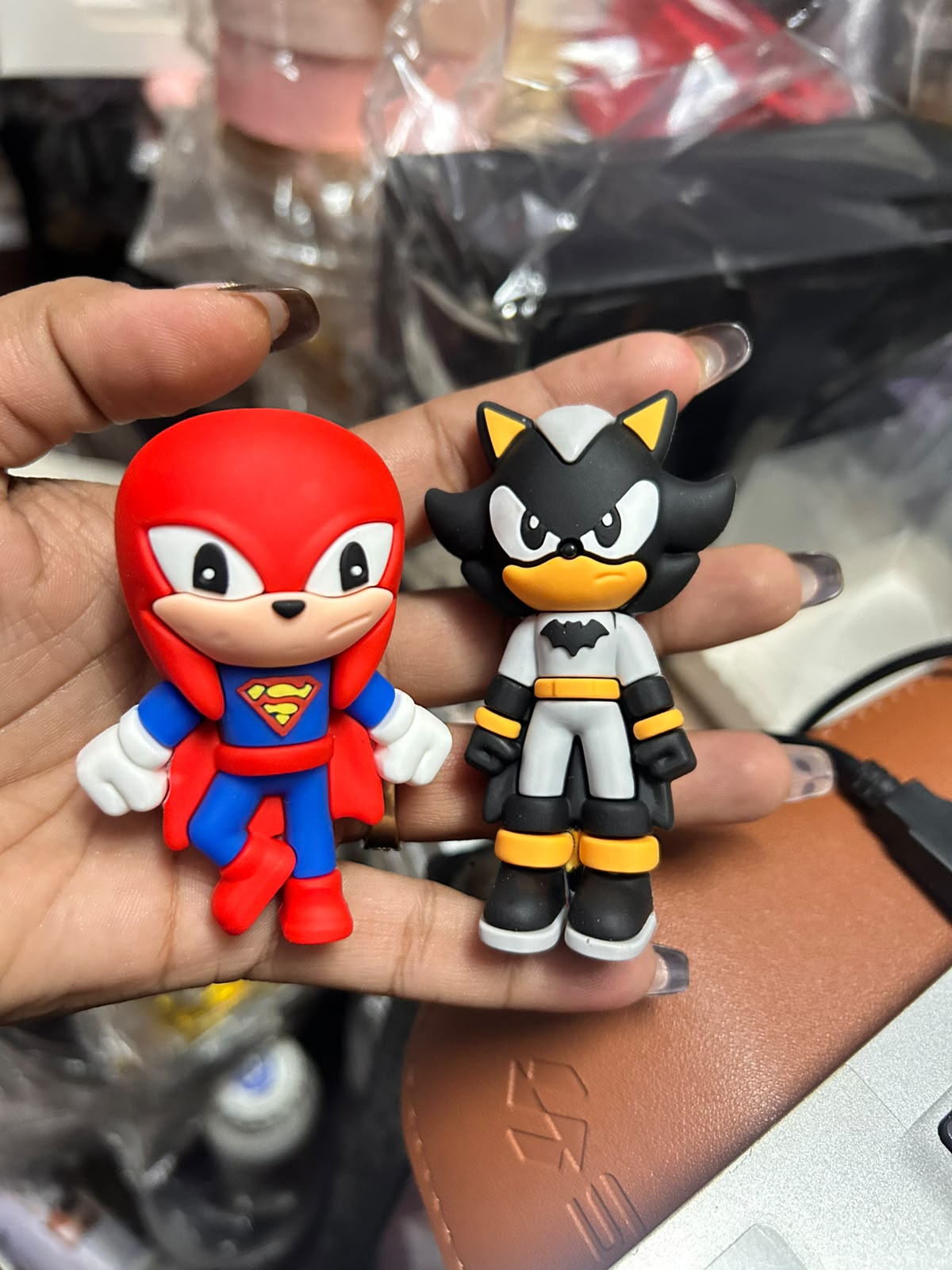 Hedgehog Superhero Cake Topper Toys - Set of 2 (3 inch)