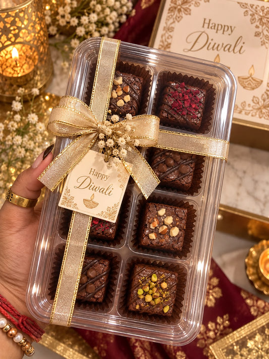 8 Cavity PVC Box with Lid - 2 x 2 inch Cavity Box for Chocolates, Brownie Bites & Tea Lights