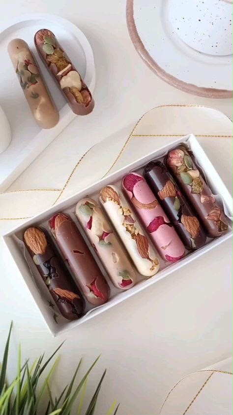 Chocolate Finger Bar Silicone Mould - 10 Cavity, 3 inch Long for Chocolates & Desserts