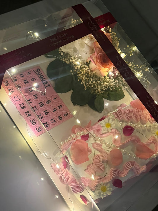 Imported Clear Hamper Box with White Base