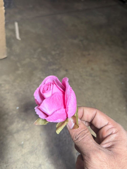 Medium Artificial Rose Heads for Cake Decoration - 3.5 cm Fabric Roses