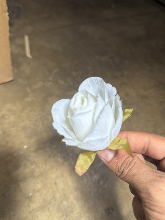 Medium Artificial Rose Heads for Cake Decoration - 3.5 cm Fabric Roses