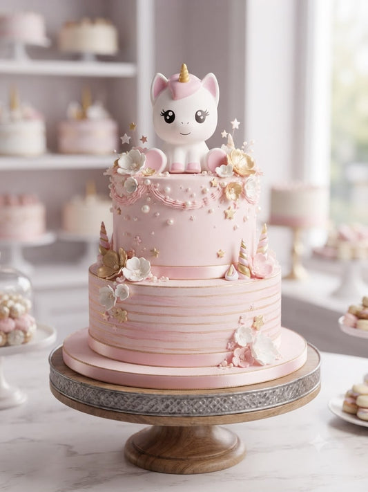 Cute Unicorn Toy - 3 inch (Unicorn Cake Topper)
