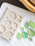 Leaf Mould - Multi Size Leaves with Vein Detail (Fondant & Chocolate Mould)
