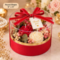 Clear Hamper Box 5 inch - Round, Octagon, Square with Handle | Transparent Gift Box