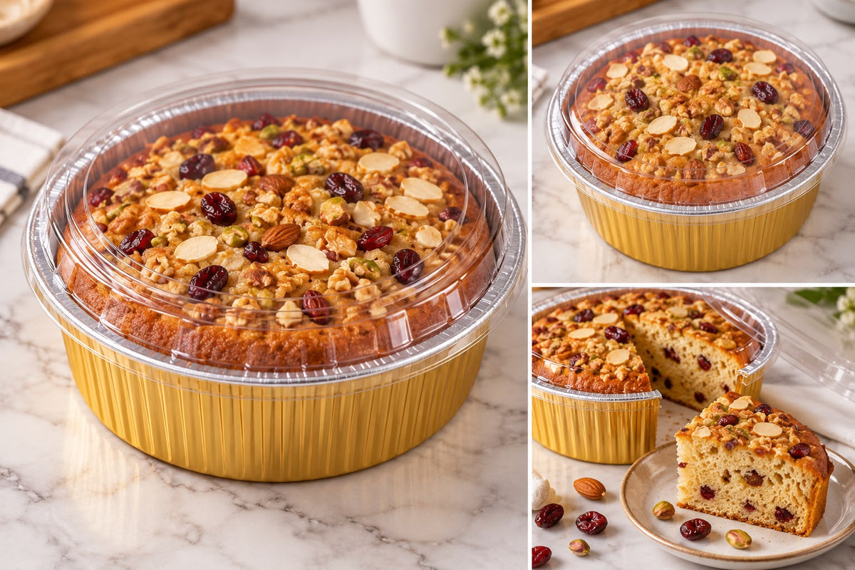 Round 1 KG 8x2”, foil, bake and serve container