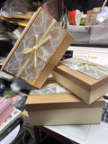 Richard Rectangle Gift Box - Pack of 3 (Ribbon Bow Hamper Box Set)