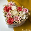 Heart Shape Gift Box - 5 x 5 inch (Assorted Colours)