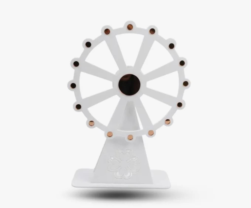 Decorative Ferris Wheel Display Stand - Rotating Wheel for Cake, Party and Home Decor
