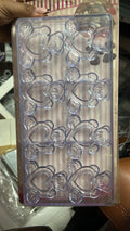 Teddy Bear Heart Cut Out Polycarbonate Chocolate Mould - 8 Cavity