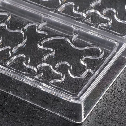 Camouflage Pattern Chocolate Bar Polycarbonate Mould - 3 Cavity