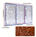 Diamond Chocolate Bar Polycarbonate Mould - 3 Cavity 15.2 x 7.6 cm
