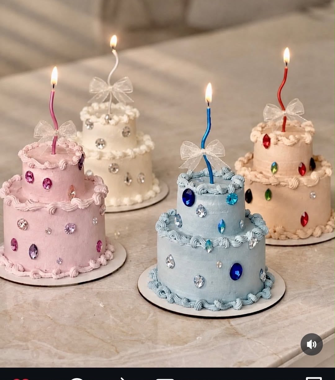 Gemstones for Cake Decoration - Non-Edible Jewel Cake Toppers Mix Pack