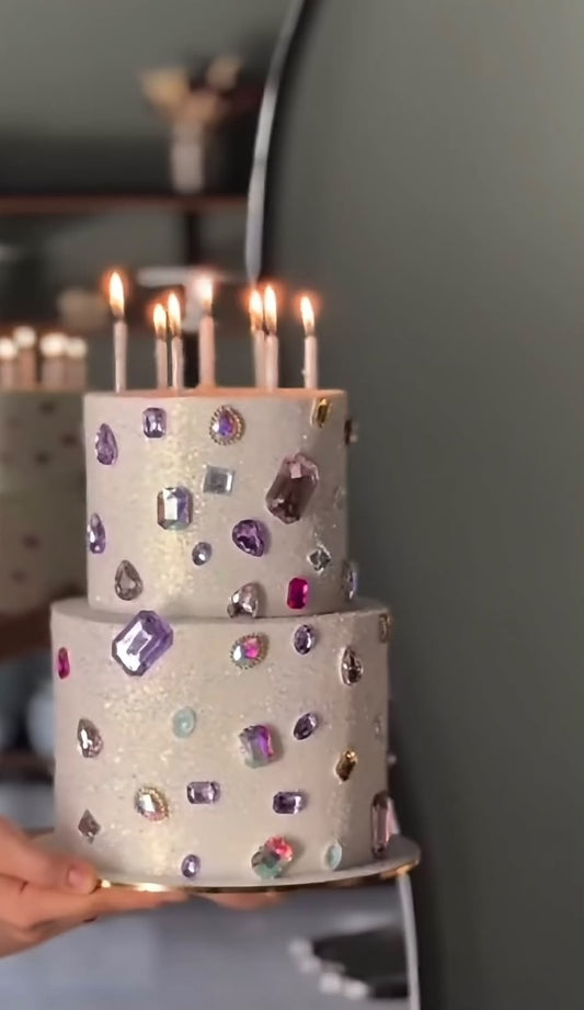 Gemstones for Cake Decoration - Non-Edible Jewel Cake Toppers Mix Pack