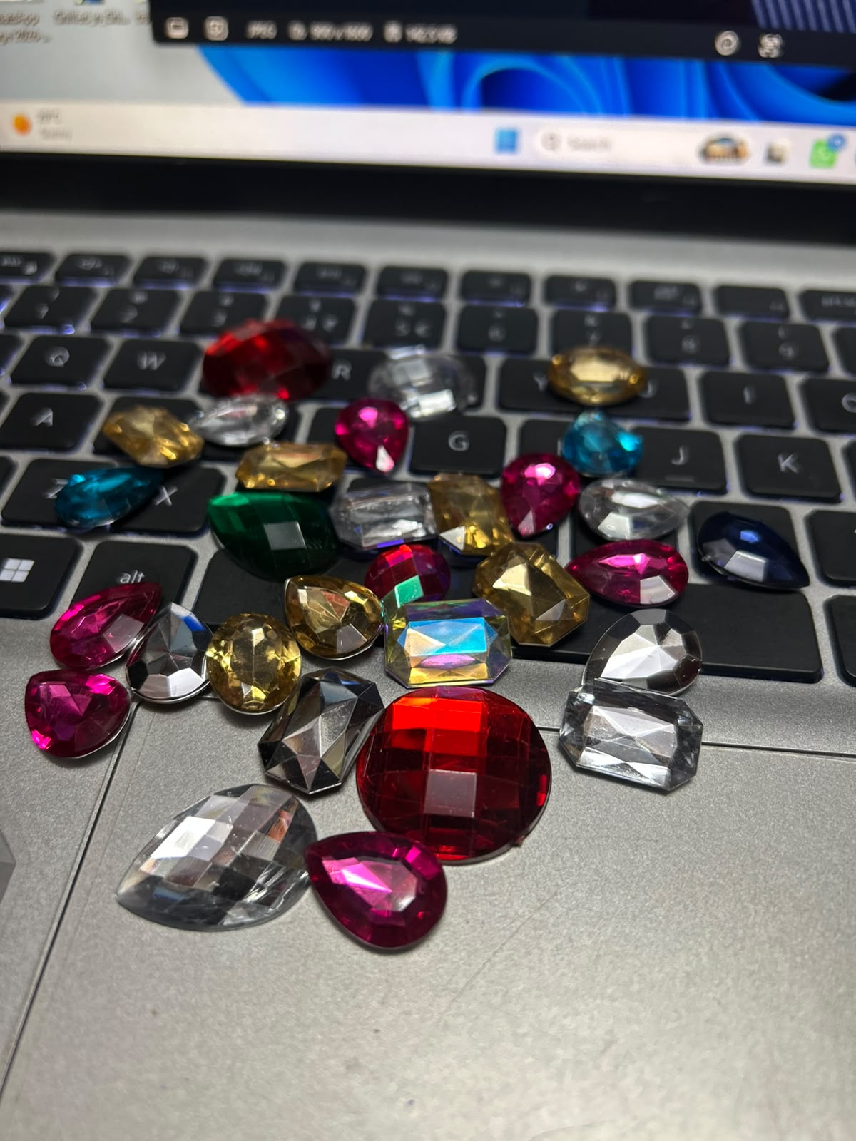 Gemstones for Cake Decoration - Non-Edible Jewel Cake Toppers Mix Pack