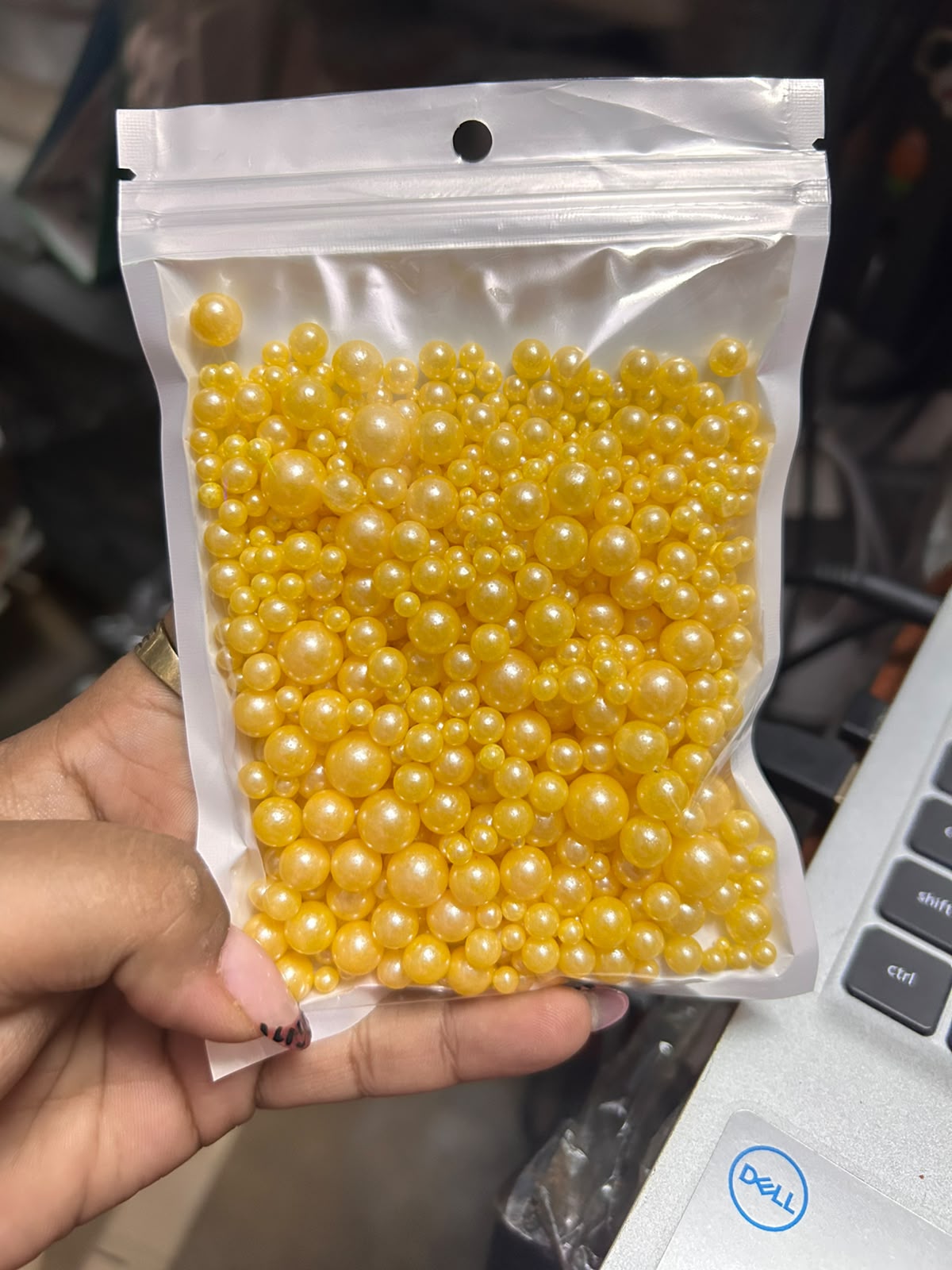 Edible Sugar Balls for Cake Decoration - 100 g Pearl Sprinkles Mixed Sizes