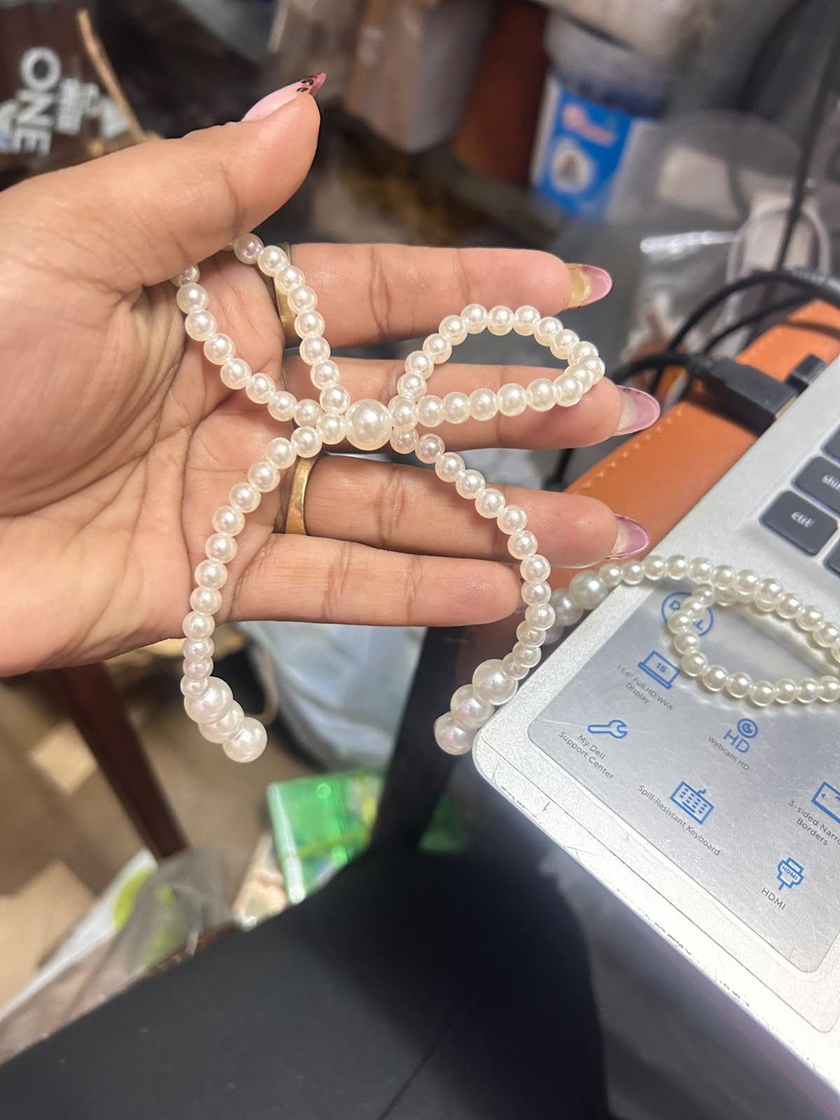 Ready to use super metallic pearl Bow Pack of 2