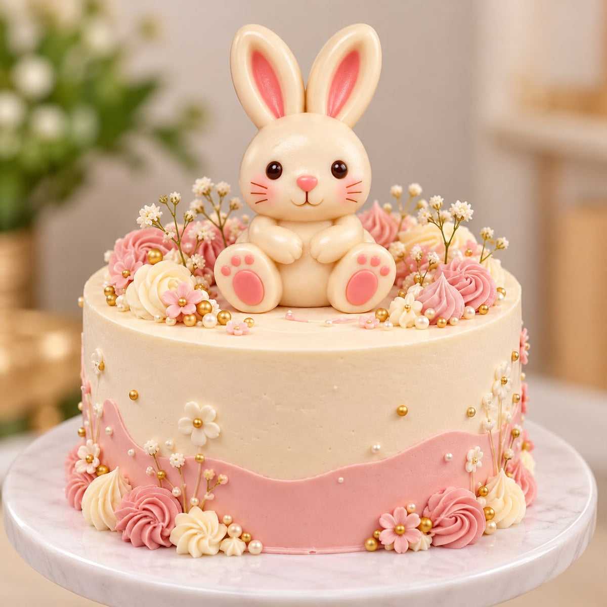 Sitting Bunny Rabbit Silicone Mould - 7 x 3.5 x 2.5 cm for Chocolate, Resin and Candle