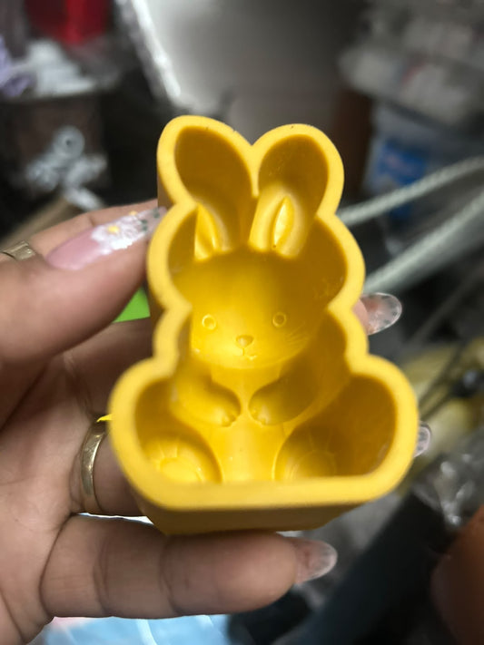 Sitting Bunny Rabbit Silicone Mould - 7 x 3.5 x 2.5 cm for Chocolate, Resin and Candle