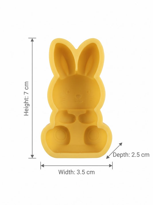 Sitting Bunny Rabbit Silicone Mould - 7 x 3.5 x 2.5 cm for Chocolate, Resin and Candle