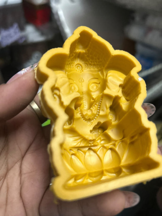 Lakshmi Ganesh Mini Murti Silicone Mould Combo - 9 x 5 x 3 cm for Resin, Candle and DIY Idol