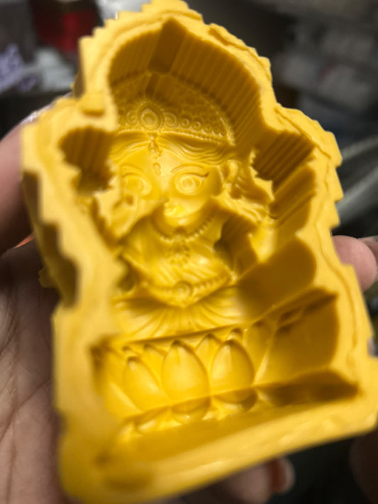 Lakshmi Ganesh Mini Murti Silicone Mould Combo - 9 x 5 x 3 cm for Resin, Candle and DIY Idol
