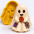 Halloween Ghost Silicone Mould - 7 x 5.5 x 2.5 cm for Chocolate, Candle and Resin
