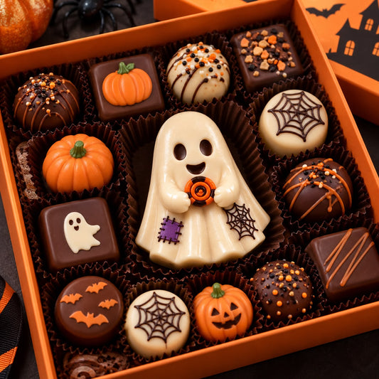 Halloween Ghost Silicone Mould - 7 x 5.5 x 2.5 cm for Chocolate, Candle and Resin