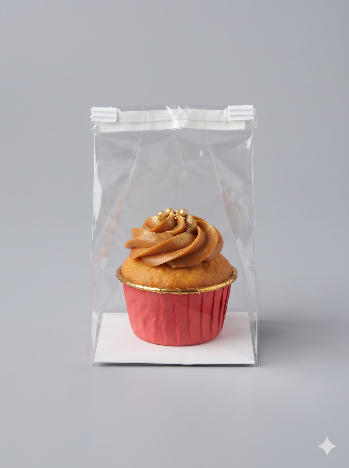 Small Clear Treat Pouch with Metal Twist Tie - 3 x 3 inch Base, 6 inch Height (Pack of 10)
