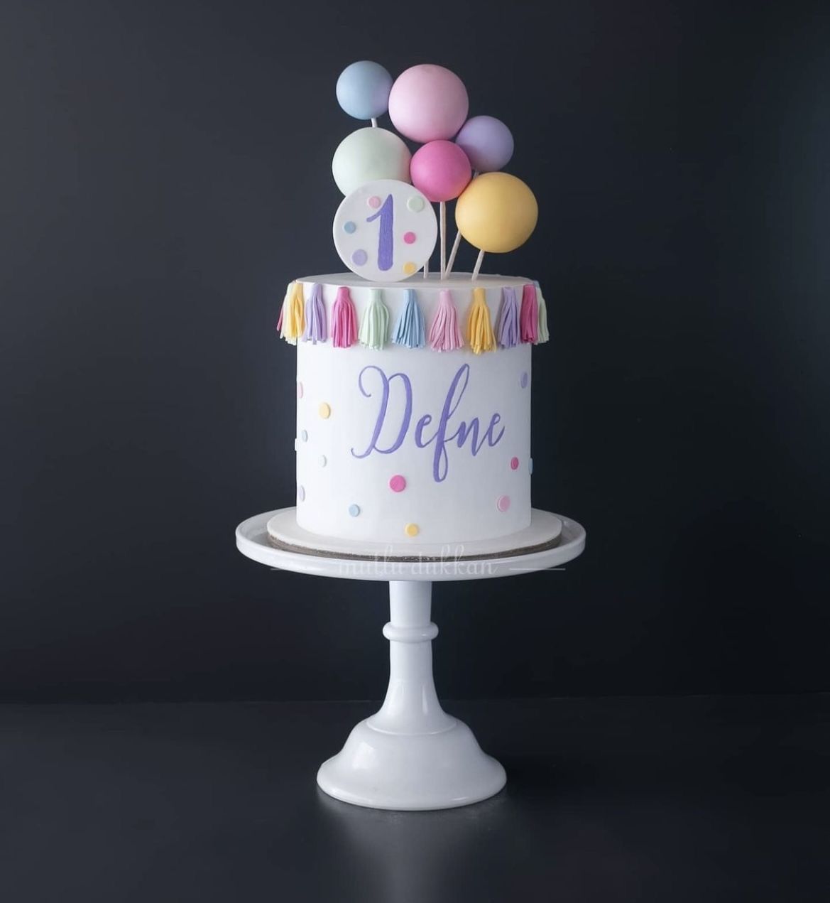 Faux Balls Topper for Cake Decoration - Pack of 20 in 4 Sizes