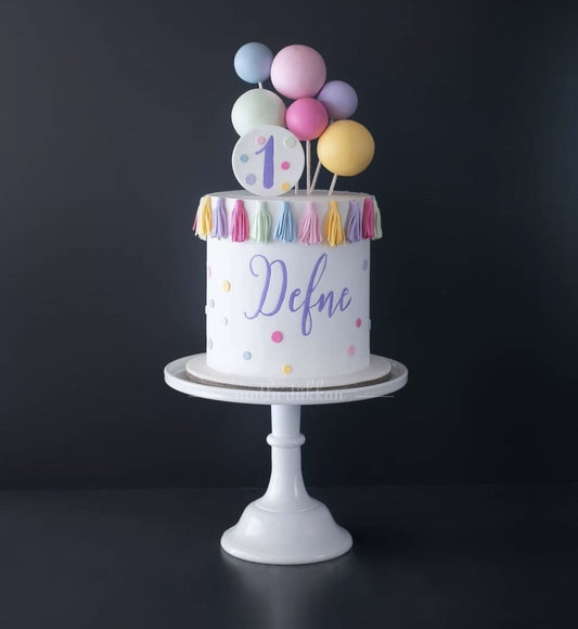 Faux Balls Topper for Cake Decoration - Pack of 20 in 4 Sizes