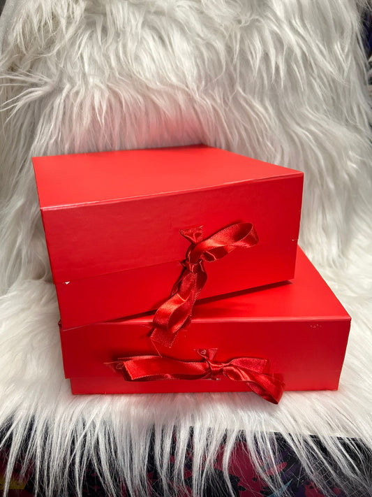 Premium Foldable Magnetic Ribbon Gift Boxes – Festive Edition