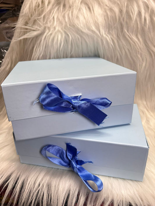 Premium Foldable Magnetic Ribbon Gift Boxes – Festive Edition