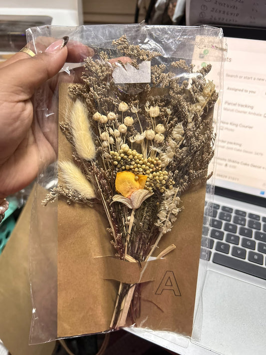 Dry Flower Bunch & Pack for Decoration