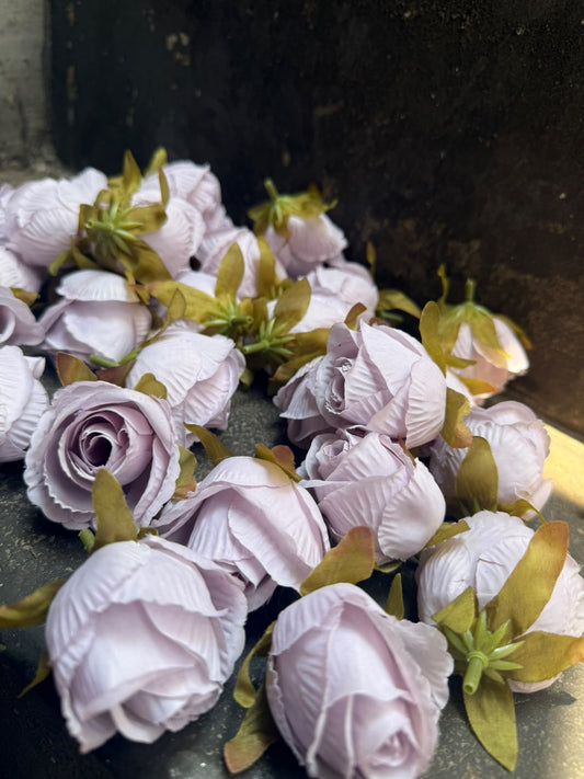 Medium Artificial Rose Heads for Cake Decoration - 3.5 cm Fabric Roses